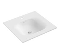 Mexen Vela lavabo encastrado en encimera 51 x 46,5 cm, blanco mate - 25235001 54573 5905315948601