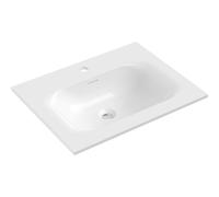 Mexen Vela lavabo encastrado en encimera 61 x 46,5 cm, blanco brillo - 25236000 54551 5905315948380