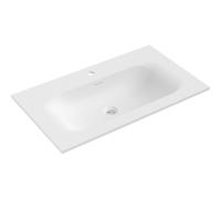 Mexen Vela lavabo encastrado en encimera 81 x 46,5 cm, blanco mate - 25238001 54576 5905315948632