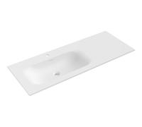 Mexen Vela lavabo encastrado en encimera izquierdo 121 x 46,5 cm, blanco mate - 25231201L 54585 5905315948724