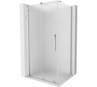 Mexen Velar cabina de ducha corredera 100 x 90 cm, escarcha, cromo - 871-100-090-31-01 41042 5905315286772