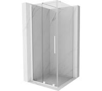 Mexen Velar cabina de ducha corredera 110 x 110 cm, transparente, blanca - 871-110-110-01-20 24141 5905315216304