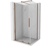 Mexen Velar cabina de ducha corredera 110 x 70 cm, transparente, oro rosa - 871-110-070-01-60 24303 5905315217929
