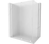 Mexen Velar cabina de ducha corredera 140 x 80 cm, escarcha, blanco - 871-140-080-31-20 41147 5905315287618