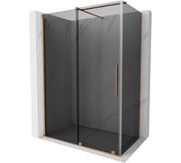 Mexen Velar cabina de ducha corredera 140 x 80 cm, grafito, cobre cepillado - 871-140-080-41-65 48667 5905315295453