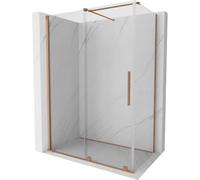 Mexen Velar cabina de ducha corredera 140 x 80 cm, transparente, cobre cepillado - 871-140-080-01-65 24421 5905315218728