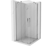 Mexen Velar Dúo cabina de ducha deslizante 90 x 90 cm, transparente, cromo - 871-090-090-02-01 24631 5905315220042