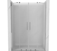 Mexen Velar Duo puerta de ducha corredera 140 cm, escarcha, cromo - 871-140-000-32-01 50443 5905315299079