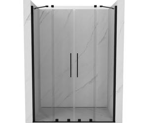Mexen Velar Duo puertas de ducha correderas 140 cm, transparentes, negras - 871-140-000-02-70 24058 5905315215475