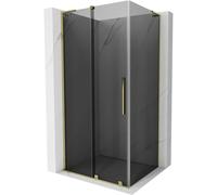 Mexen Velar L cabina de ducha corredera 110 x 80 cm, grafito, dorado - 871-110-080-43-50 44984 5905315310194