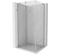 Mexen Velar L cabina de ducha corredera 120 x 85 cm, transparente, níquel cepillado - 871-120-085-03-97 43544 5905315306128