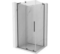 Mexen Velar L cabina de ducha deslizante 100 x 70 cm, transparente, gris oscuro cepillado - 871-100-070-03-66 43291 5905315304971