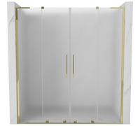 Mexen Velar L Duo puertas de ducha correderas 170 cm, escarchado, dorado - 871-170-003-32-50 50856 5905315314826