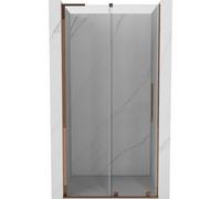 Mexen Velar L puerta de ducha corredera 120 cm, transparente, oro rosa - 871-120-003-01-60 41571 5905315300768