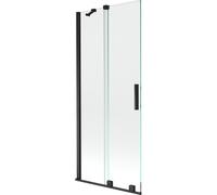 Mexen Velar mampara de bañera 2 alas deslizantes 80 x 150 cm, transparente, negro - 896-080-000-01-70 24566 5905315221674