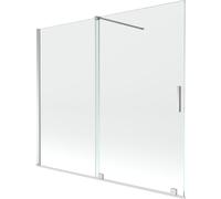 Mexen Velar mampara de bañera de 2 alas deslizante 180 x 150 cm, transparente, cromo - 896-180-000-01-01 24381 5905315220745