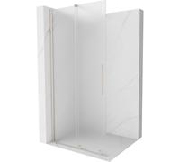 Mexen Velar mampara de ducha corredera Walk-in 110 x 200 cm, escarcha 8 mm, níquel cepillado - 871-110-000-33-97 40423 5905315284273