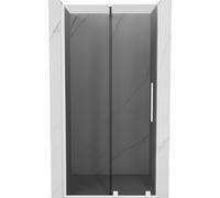 Mexen Velar puerta de ducha corredera 100 cm, grafito, blanco - 871-100-000-41-20 40023 5905315282187