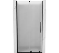 Mexen Velar puerta de ducha corredera 90 cm, escarcha, negro - 871-090-000-31-70 39530 5905315281852