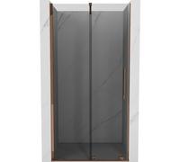 Mexen Velar puerta de ducha corrediza 120 cm, grafito, oro rosa - 871-120-000-41-60 40050 5905315282446