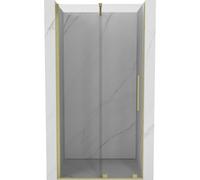 Mexen Velar puertas de ducha correderas 120 cm, transparentes, dorado cepillado - 871-120-000-01-55 23869 5905315213464