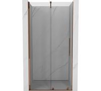 Mexen Velar puertas de ducha correderas 120 cm, transparentes, oro rosa - 871-120-000-01-60 23881 5905315213617