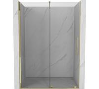 Mexen Velar puertas de ducha correderas 130 cm, transparente, dorado - 871-130-000-01-50 23858 5905315213327