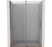Mexen Velar puertas de ducha corredizas 130 cm, transparentes, oro rosado - 871-130-000-01-60 23882 5905315213624