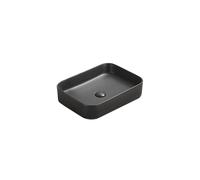 Mexen Vena lavabo sobre encimera 50 x 37 cm, negro mate - 22195085 16004 5907709158207