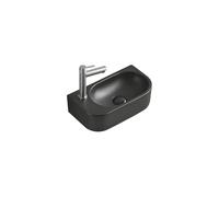 Mexen Viera fregadero de encimera derecho 40 x 21 cm, negro mate - 21274085R 15998 5907709157293