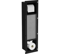 Mexen X-Wall-BP soporte para papel higiénico con dispensador, negro - 1974 14946 5907709147102