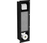 Mexen X-Wall-BP soporte para papel higiénico con revistero, negro - 1974 14946 5907709147102