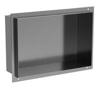 Mexen X-Wall-NR estante empotrado sin borde 30 x 20 cm, gris cañón cepillado - 19E1302010 83749 5905315990938