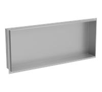 Mexen X-Wall-NR estante empotrado sin brida 75 x 30 cm, inox - 1911753010 14927 5907709146310