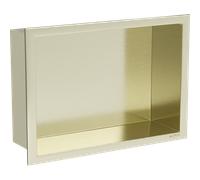 Mexen X-Wall-R estante empotrado con reborde 30 x 20 cm, oro cepillado - 1950302010 14702 5907709146624