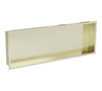 Mexen X-Wall-R estante empotrado con reborde 90 x 30 cm, oro cepillado - 1950903010 14883 5907709146716