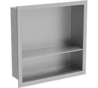 Mexen X-Wall-R estante empotrado con reborde y estante 30 x 30 cm, inox - 1910303010S 14853 5907709146143