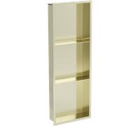 Mexen X-Wall-R estante empotrado con reborde y estante 90 x 30 cm, dorado cepillado - 1950903010S 14887 5907709146723