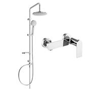 Mexen Zero Carl conjunto de ducha empotrado con rociador y grifo de ducha, cromado - 71140240-00 6042 5907709181267