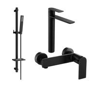 Mexen Zero DQ02 conjunto de ducha, negro - 71114DQ02-70 5838 5907709199699