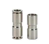 MEXEWORD 1 Pieza de Acoplamiento rápido neumático de Metal de latón PU de Paso Recto de 4, 6, 8, 10, 12, 14 y 16 mm, Conector de Manguera de compresor de Aire de Alta presión(PU-12)