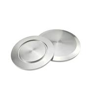 MEXEWORD 1 Pieza de Tapa de Extremo KF10 KF16 KF25 KF40 KF50 KF63 304 Accesorio de tubería de Acero Inoxidable KF Tapón de Extremo de vacío Ajuste de Abrazadera Triple(KF25 Diameter 40mm)