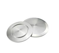 MEXEWORD 1 Pieza KF10 KF16 KF25 KF40 KF50 KF63 304 Accesorio de tubería de Acero Inoxidable KF Tapón de Extremo de vacío Ajuste de Tapa de Extremo de Abrazadera Triple(KF25 Diameter 40mm)