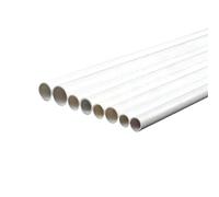 MEXEWORD 3 Piezas de tubería de PVC Blanca de 50 cm de Longitud y 5~24 mm de diámetro Exterior for riego de jardín, Accesorios for Acuario, Tanque, Marco de plantación.(ID 19mmx OD 22mm)