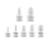 MEXEWORD Accesorio de tubería de plástico 10/12/14/16/18/20/25mm Espiga for Manguera Cola 3/4 "BSP Conector de Rosca Macho Junta de Manguera Adaptador acoplador de Cobre 1 Uds(25mm)