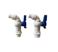 MEXEWORD Adaptador de válvula for Tanque IBC S60X6, Rosca Gruesa, conexión rápida for jardín, Accesorio Macho de 1/2" y 3/4"(3/4'')
