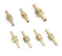 MEXEWORD Conector de Manguera de latón, 1 Pieza, Adaptador de reparación de Manguera de Agua, Apto for jardín, 6,5/7/8/8,5/9/10/13 mm, tamaño de unión Igual.(8.5MM)