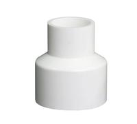 MEXEWORD Conector de PVC Blanco 20/25/32/40/50/63/75/90/110/125/160/200 mm Conector Reductor Recto Unión de conexión de Tubo de tubería de Agua(90-63mm)