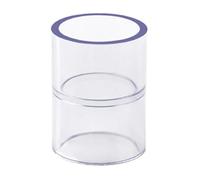 MEXEWORD Conector de tubería de PVC Transparente de 20, 25, 32, 40 y 50 mm, Codo Recto en T, Adaptador for tubería de Agua de Acuario.(Straight I.D 50mm)