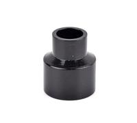 MEXEWORD Conector Reductor Recto de PVC Negro de 20 a 50 mm for tubería de riego de jardín, Conector Directo for Acuario.(50x20mm)